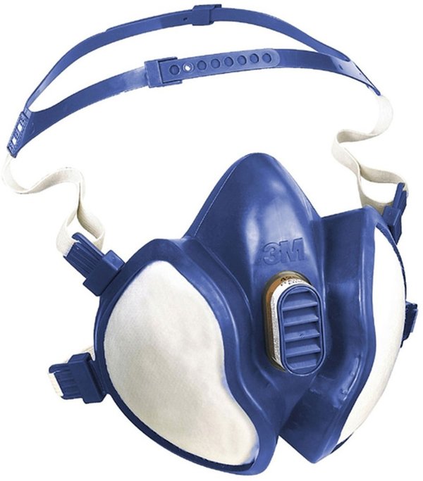 3M Einwegdoppelfilter-Atemschutzmaske