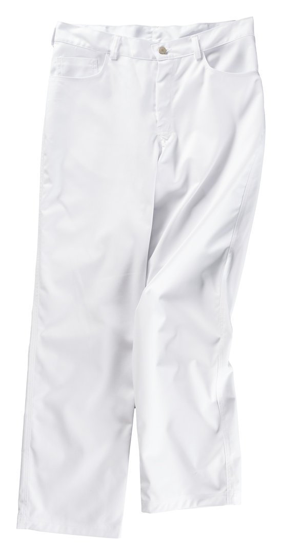 Weiße Herrenbundhose Jeansstil