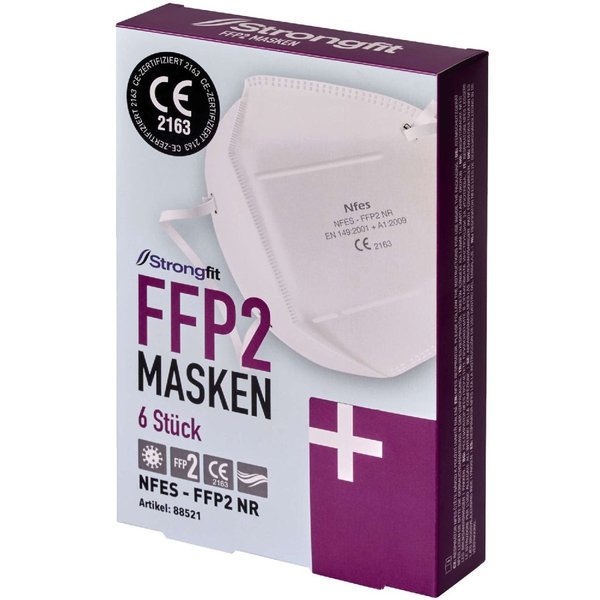 4lagige Atemschutzmaske FFP2 NR (10 Stück)