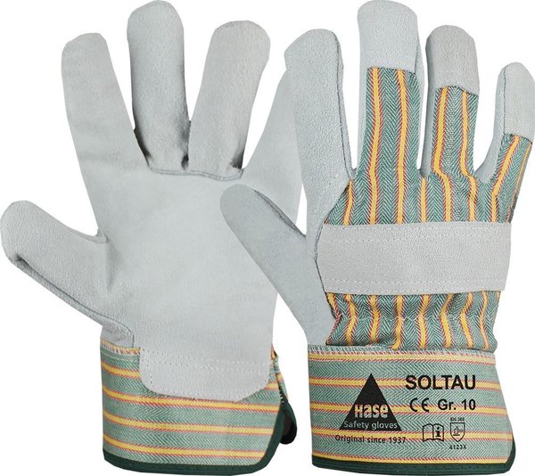 Soltau Rindspaltleder Handschuhe (36 Paar)